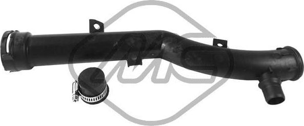 Патрубок радиатора (системы охлаждения) Metalcaucho. Артикул 03882