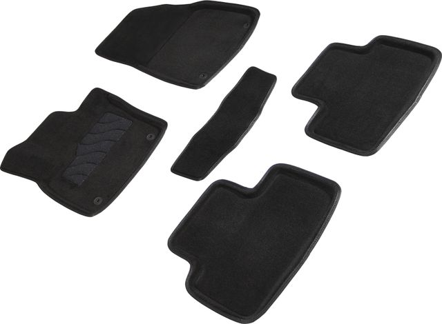 Комплект ковриков 3D Seintex для салона Volvo XC40 I 2017-2026 ЧЕРНЫЙ. Артикул 92642