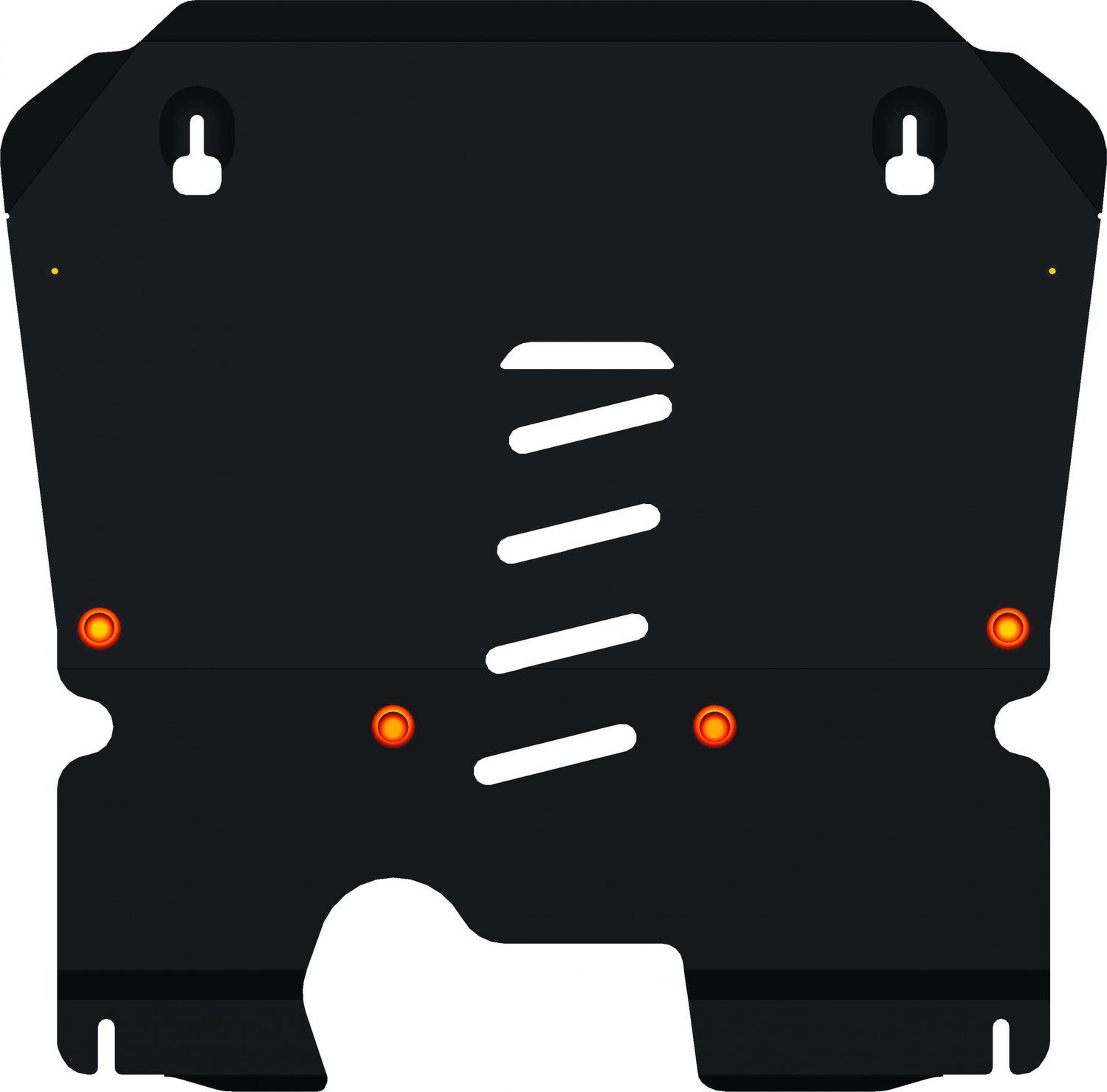 Защита алюминиевая Alfeco для картера и КПП Opel Astra J OPC 2013-2015. Артикул ALF.16.13al