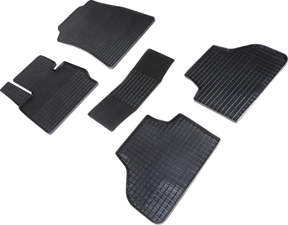 Коврики резиновые Seintex с узором сетка для салона BMW X4 F26 Xdrive 2014-2026. Артикул 87034