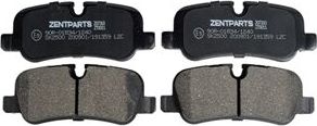 Тормозные колодки Zentparts. Артикул Z07310