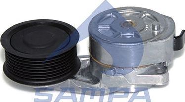 Натяжной ролик (натяжитель) приводного клинового зубчатого ремня Sampa для Scania P 2003-2015. Артикул 041.298