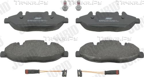 Тормозные колодки Jurid. Артикул 573221J