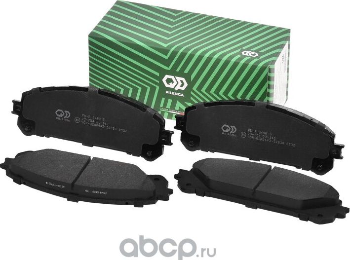 PILENGA Колодки тормозные дисковые передние Performante  TOYOTA RXIII (RX270  RX350). Артикул fd-p3488s