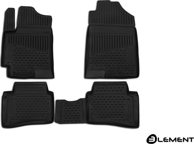 Коврики Element для салона Hyundai Solaris II Comfort 2017-2026. Артикул ELEMENT2065210