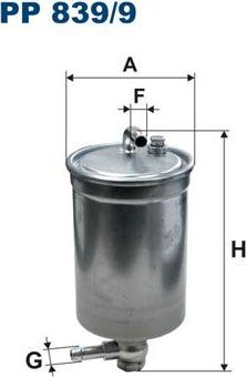 Топливный фильтр Filtron. Артикул PP 839/9