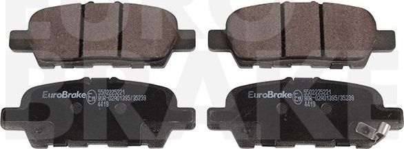 Тормозные колодки Eurobrake. Артикул 5502225221