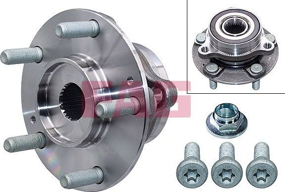 Ступица колеса с интегрированным подшипником Fag передняя для Kia Proceed III 2018-2026. Артикул 713 6269 30