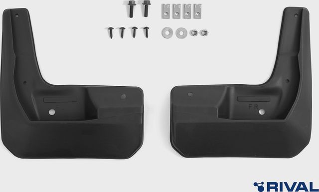Брызговики Rival передняя пара для Jetour T2 2024-2026. Артикул 20604001