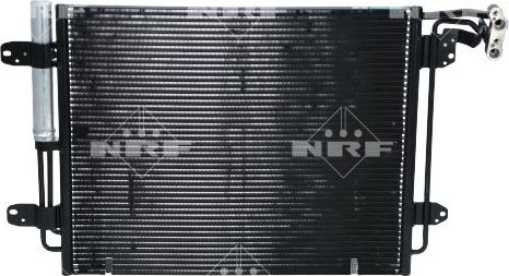 Радиатор кондиционера (конденсатор) NRF EASY FIT. Артикул 350412