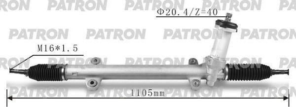 Рулевая рейка Patron. Артикул PSG3069
