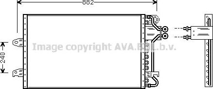 Компрессор кондиционера AVA. Артикул MSK276