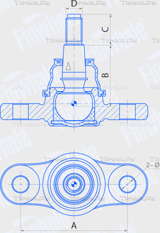 Шаровая опора Finwhale. Артикул BJ509