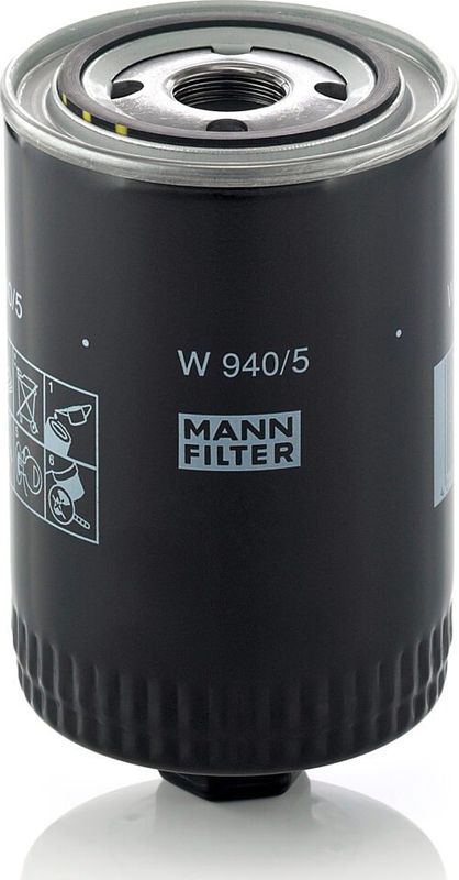 Фильтр АКПП Mann-Filter для Lamborghini Urraco 1974-1981. Артикул W 940/5