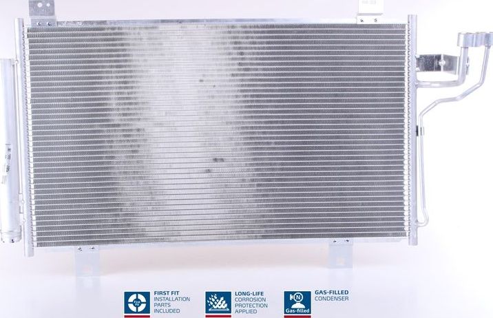 Радиатор кондиционера (конденсатор) Nissens (алюминий). Артикул 940575
