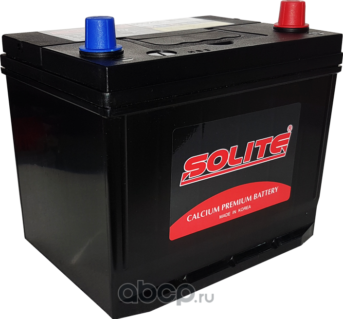 АКБ Asia 65 А/ч о.п. Solite ток 550 230 х 168 х 220 Solite. Артикул 75D23LBH