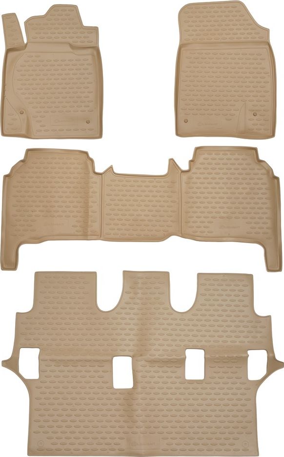 Коврики Element для салона Toyota Land Cruiser 200 2007-2012 БЕЖЕВЫЕ. Артикул NLC.48.17.212k