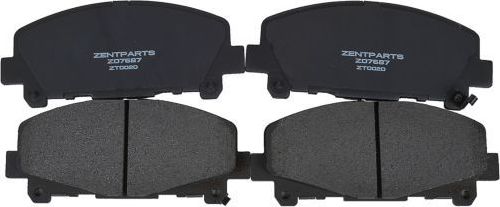 Тормозные колодки Zentparts передние для Porsche 911 I (901, 911) 1975-1977. Артикул Z07687