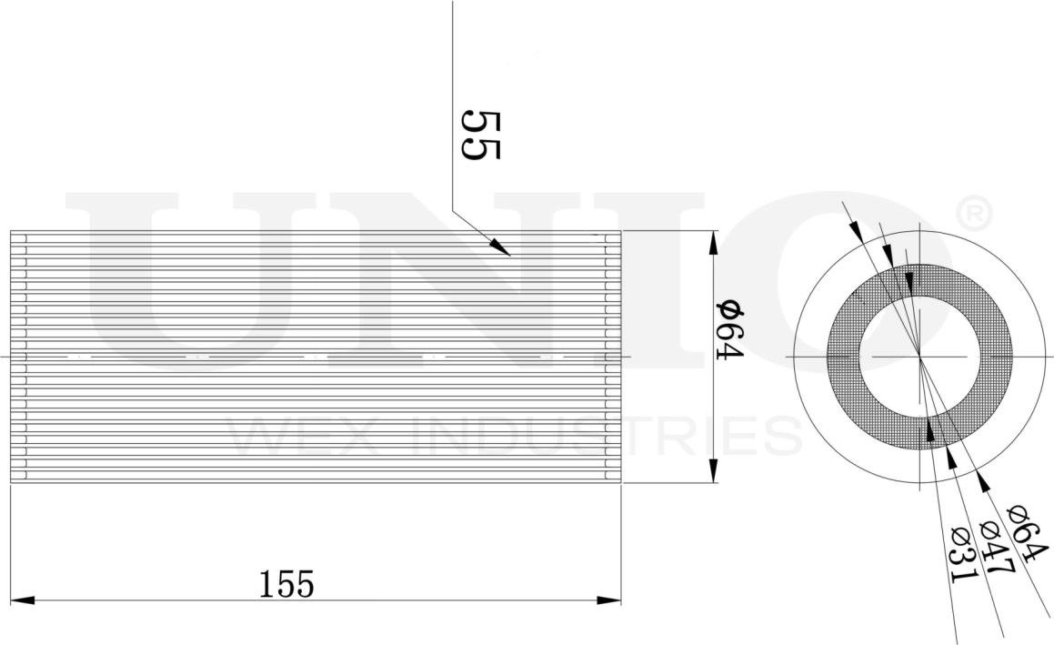Фильтр масляный (Unio). Артикул FLT-20126