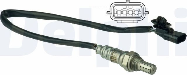 Лямбда-зонд (кислородный датчик) Delphi для Renault Wind 2010-2013. Артикул ES20515-12B1