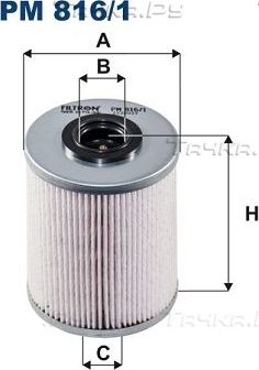 Топливный фильтр Filtron для Renault Avantime 2002-2003. Артикул PM 816/1