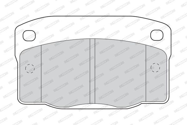 Тормозные колодки Ferodo Premier передние для Daewoo Espero 1991-1999. Артикул FDB1035