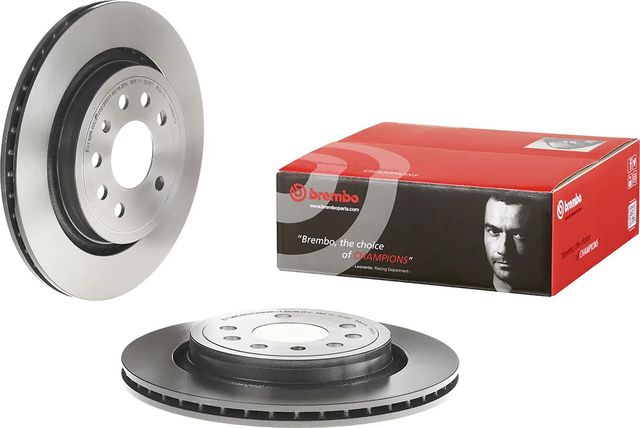 Тормозной диск Brembo UV Coated задний для Cadillac BLS 2006-2009. Артикул 09.9505.11