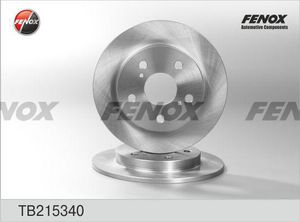 Тормозной диск Fenox задний для Toyota Yaris II 2007-2011. Артикул TB215340