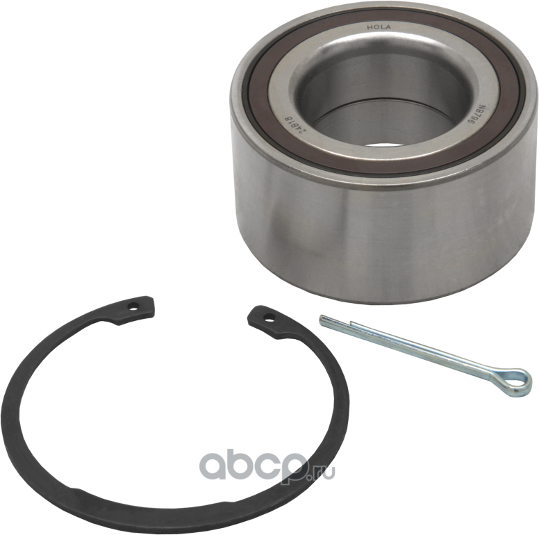 Подшипник ступицы, комплект, передний, подшипник, стопорное кольцо, шплинт, MITSUBISHI Outlander X (Hola). Артикул NB796