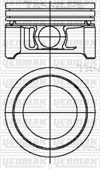 Поршень Yenmak для Smart Fortwo I (W450) 2003-2007. Артикул 31-04698-000