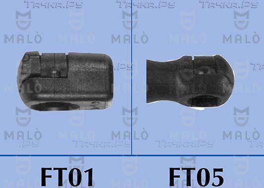 Амортизатор (упор) капота Malò правый/левый для BMW 5 VI (F10/F11/F07) 2009-2011. Артикул 127815