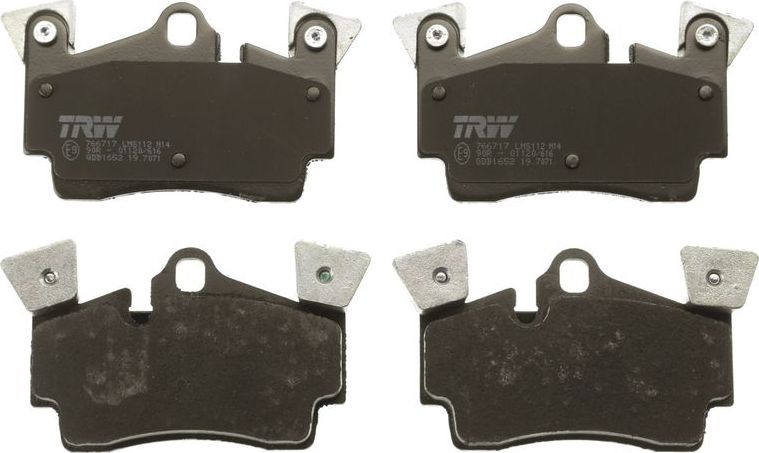 Тормозные колодки TRW COTEC. Артикул GDB1652