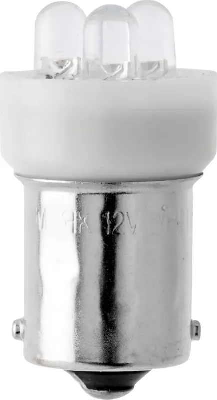 Лампа светодиодная 12V R10W 10W BA15s Маяк 1 шт. картон 12T15-W3LED. Артикул 12T15-W3LED