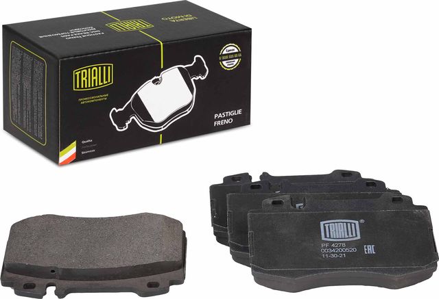Тормозные колодки Trialli (Low-Metallic). Артикул PF 4278