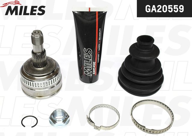 Шрус наружный (граната) Miles передний для Mercedes-Benz A-Класс I (W168) 1997-2004. Артикул GA20559