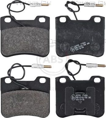 Тормозные колодки ABS передние для Peugeot 106 I 1996-2004. Артикул 36598