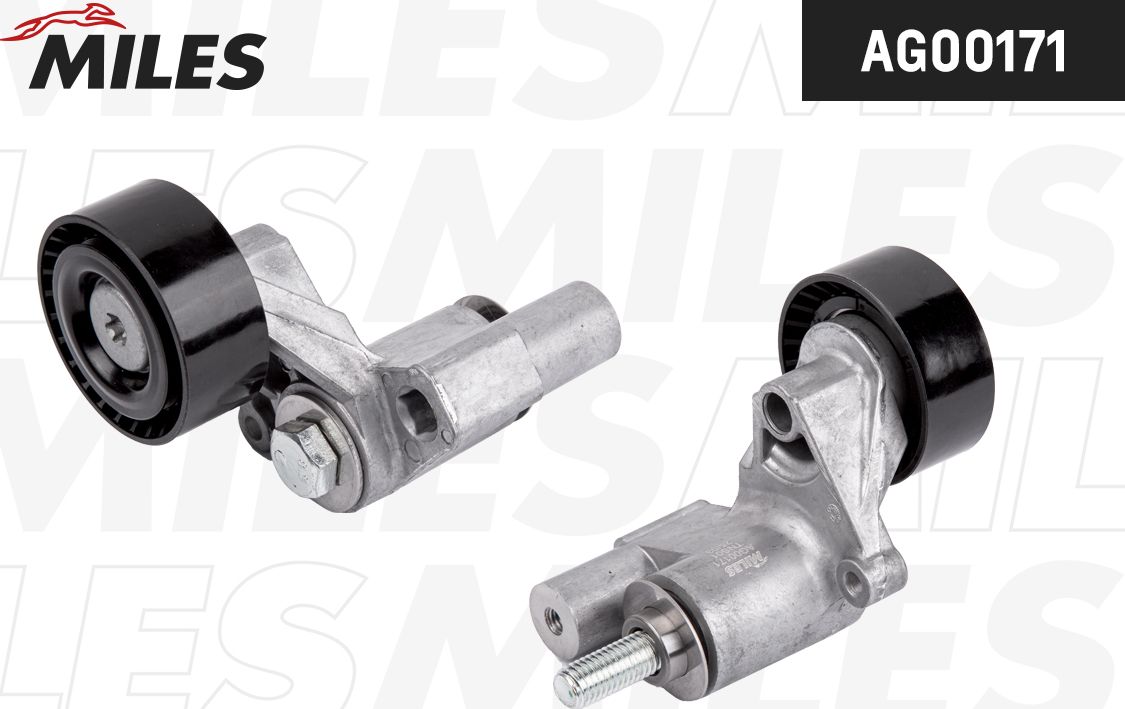Натяжной ролик (натяжитель) приводного ремня Miles. Артикул AG00171