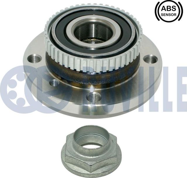 Ступица колеса с интегрированным подшипником Ruville передняя для BMW 3 II (E30) 1982-1991. Артикул 220307