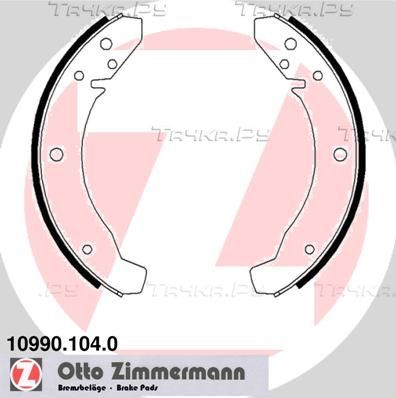 Тормозные колодки Zimmermann. Артикул 10990.104.0