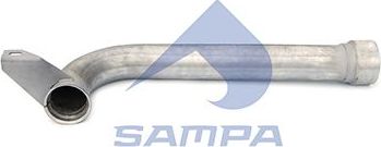Глушитель Sampa для DAF CF 75 2001-2013. Артикул 050.481