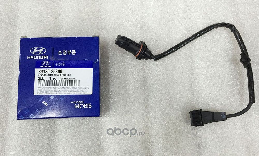 Датчик положения коленвала Hyundai / KIA. Артикул 3918025300