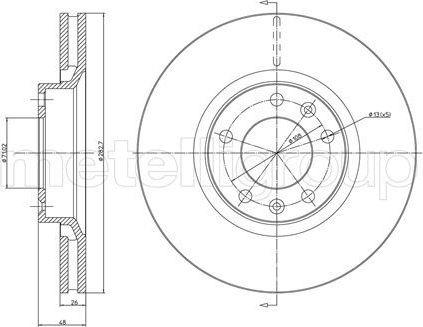 Тормозной диск Trusting. Артикул DF491