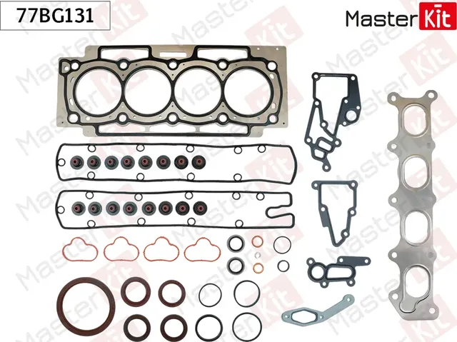 Полный комплект прокладок PEUGEOT 6FZ (EW7J4) (Master KIT). Артикул 77BG131