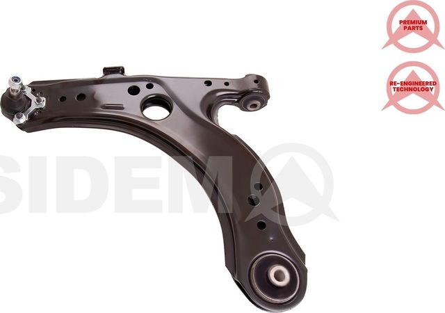 Поперечный рычаг передней подвески Sidem (Листовая сталь) левый нижний для Audi S3 I (8L) 1999-2003. Артикул 37470 R