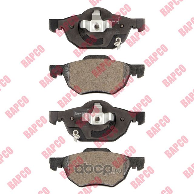 Колодки тормозные дисковые пер. HONDA ACCORD VII Tourer (CM, CN) ACCO (Bapco) Bapco. Артикул BP0576