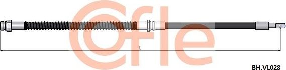 Тормозной шланг Cofle. Артикул 92.BH.VL028