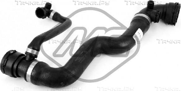 Патрубок системы охлаждения (радиатора) Metalcaucho (EPDM (Этилен-пропиленовый каучук)). Артикул 09492