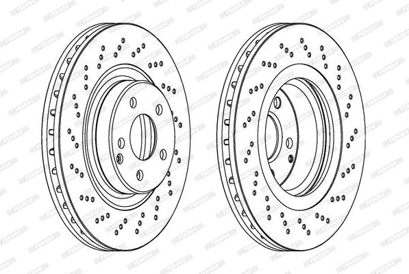 Тормозной диск Ferodo Premier. Артикул DDF1458