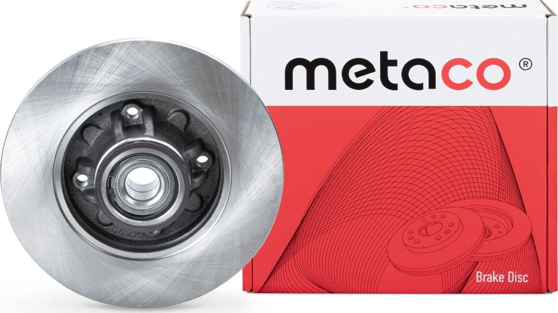 Диск тормозной PEUGEOT 308 07- задн. С ПОДШИПНИКОМ (Metaco). Артикул 3060040