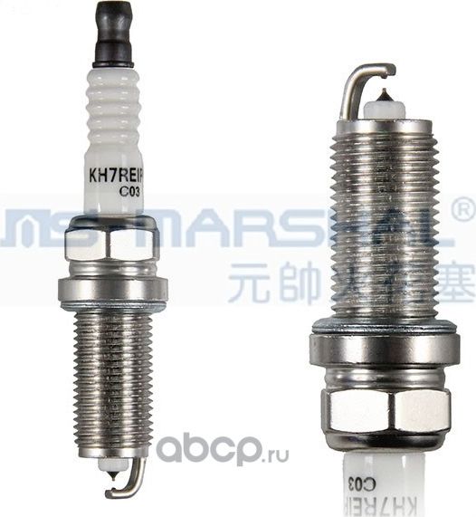 Свеча зажигания (ILFR6C11) IRIDIUM PLATINUM (MS-Marshal). Артикул KH7REIP11